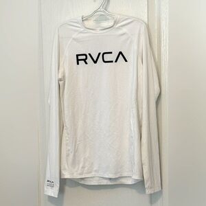 Boys RVCA long sleeve rash guard UVA/UVB size Medium